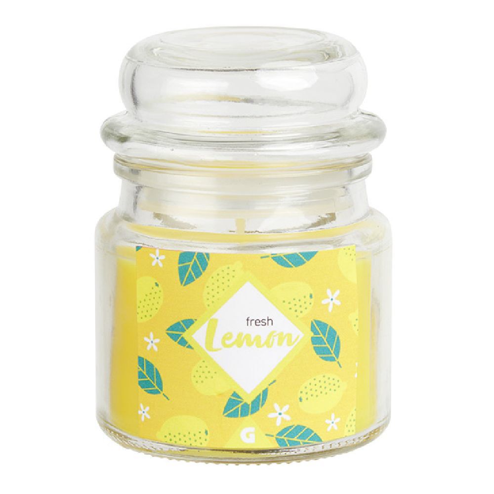 Bougie parfumée dans bocal en verre x3
