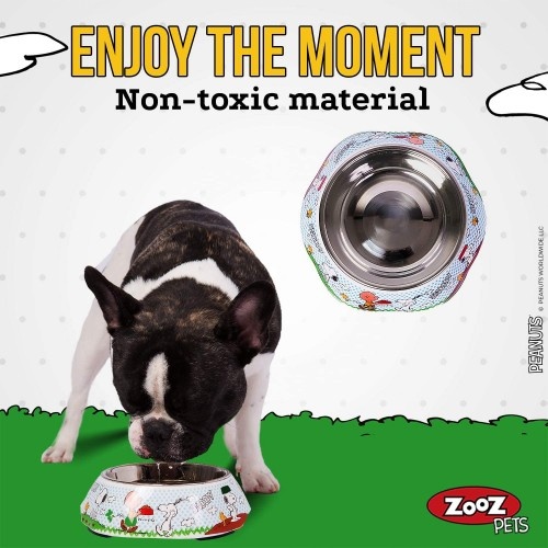 Alimentador de animais de estimação Zooz Snoopy Multicolorido
