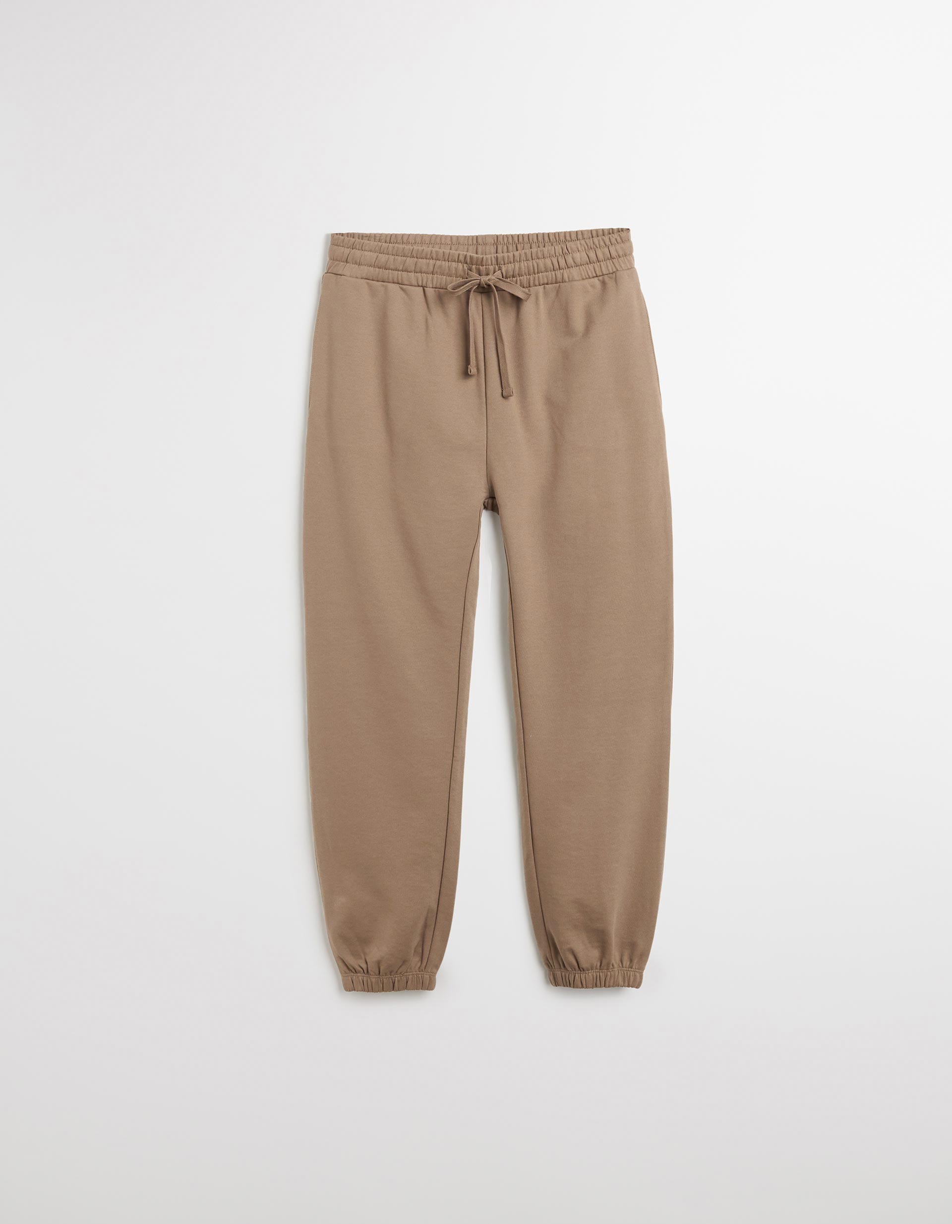 Calças Joggers, Mulher, Bege Escuro