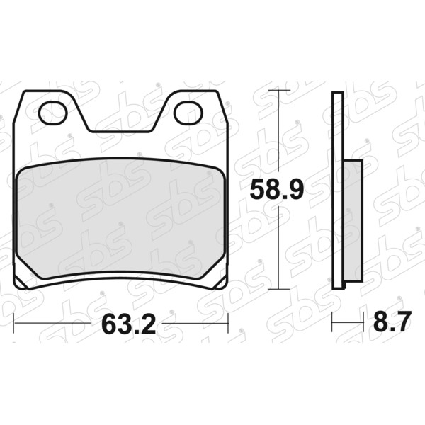 SBS - Plaquettes de frein 770 LS