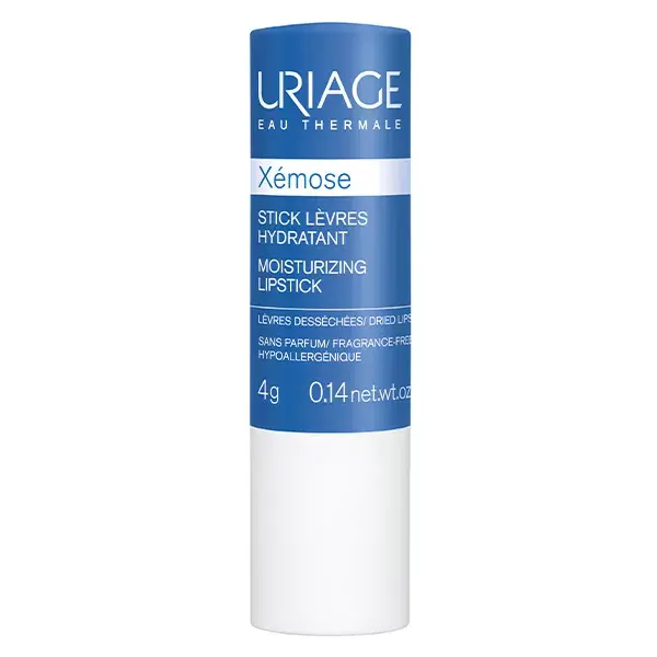 Batom hidratante Uriage Xémose, sem fragrância, 4g