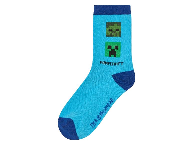 3 paar kinder sokken Minecraft