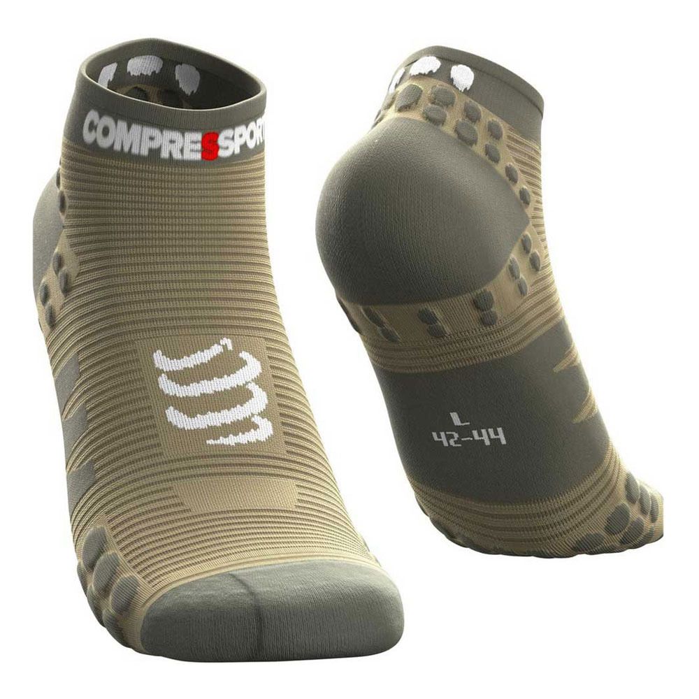Compressport PRO RACING V3 RUN LOW - Chaussettes dusty olive