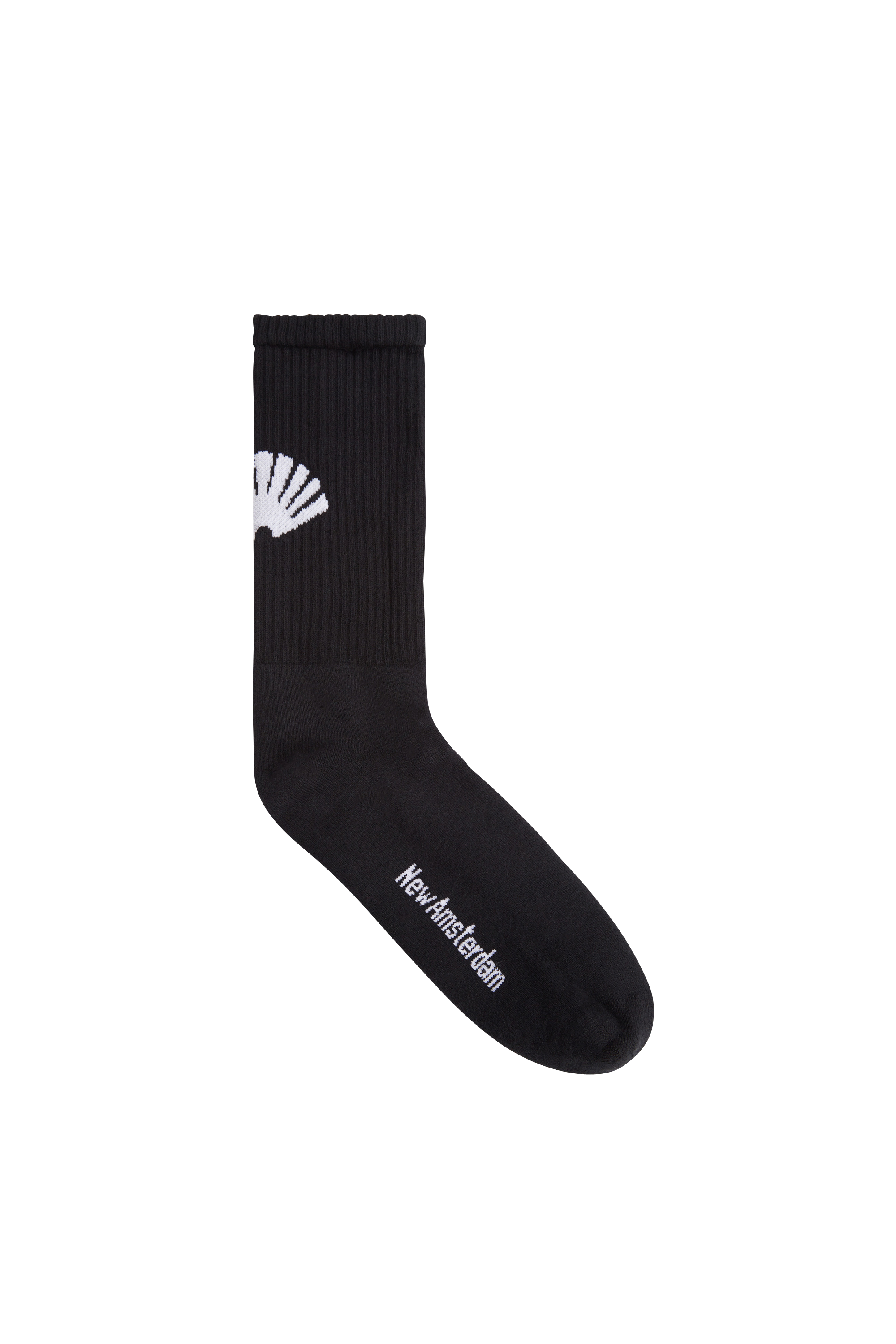 NEW AMSTERDAM SURF ASSOCIATION Chaussettes LOGO SOCKS Noir