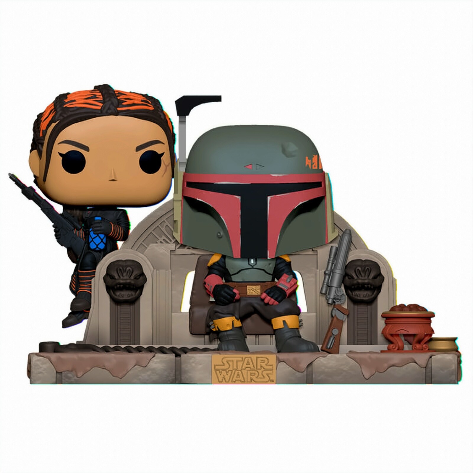 POP - Star Wars - Boba Fett and Fennec on Throne