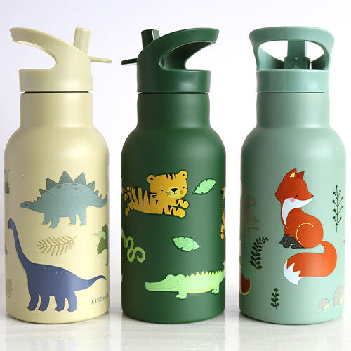 A little lovely company rvs drinkfles dinosaurussen - 350ml