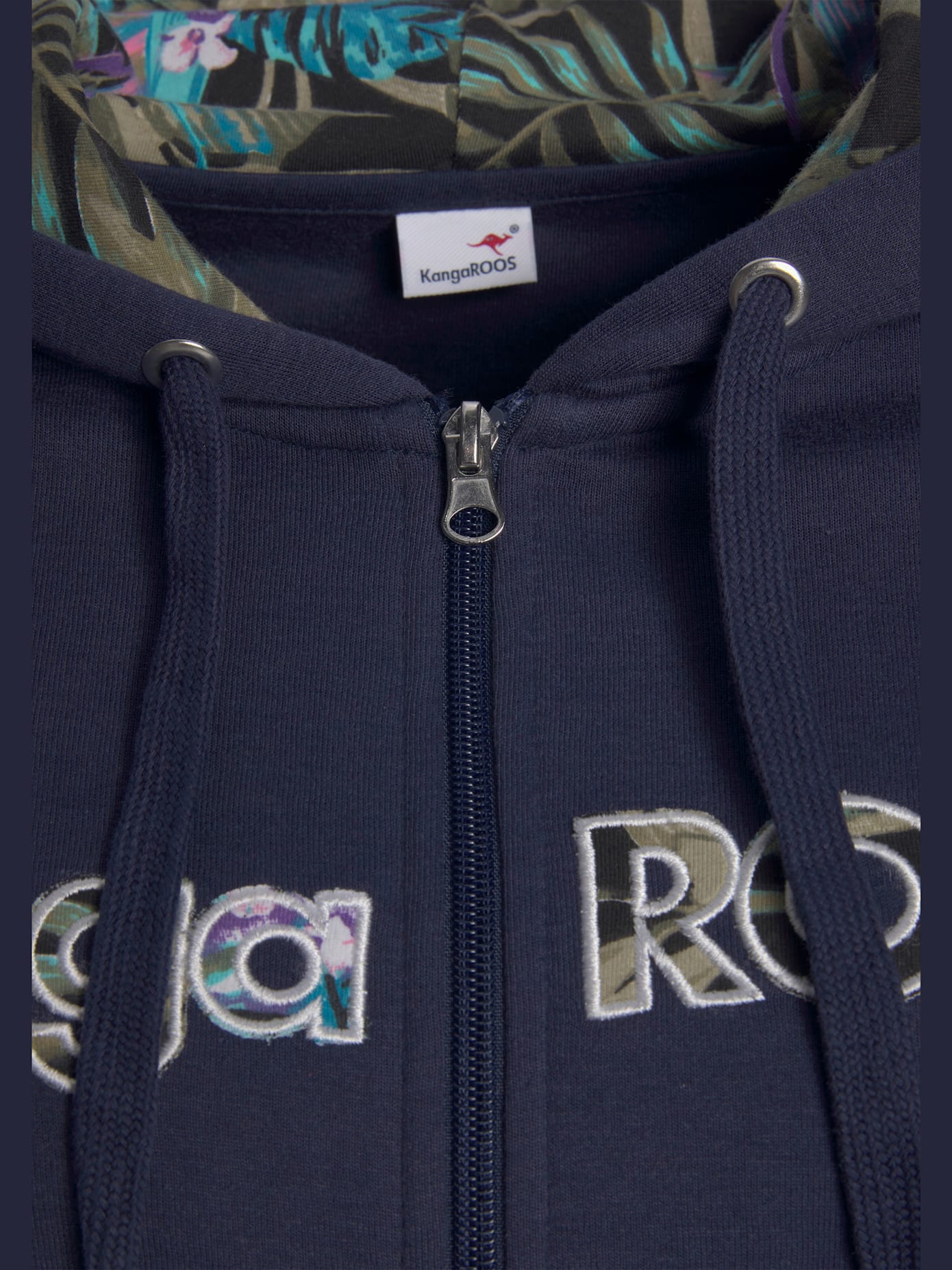 Veste à capuche broderie kangaroos