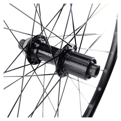 ROUE 275  VTT ARRIERE JANTE ALU KLIXX TUBELESS READY NOIRE FREIN DISQUE CENTERLOCK MOYEU SHIMANO MT400 BOOST TX12 148mm CASSETTE 9/10/11V (584X23) .