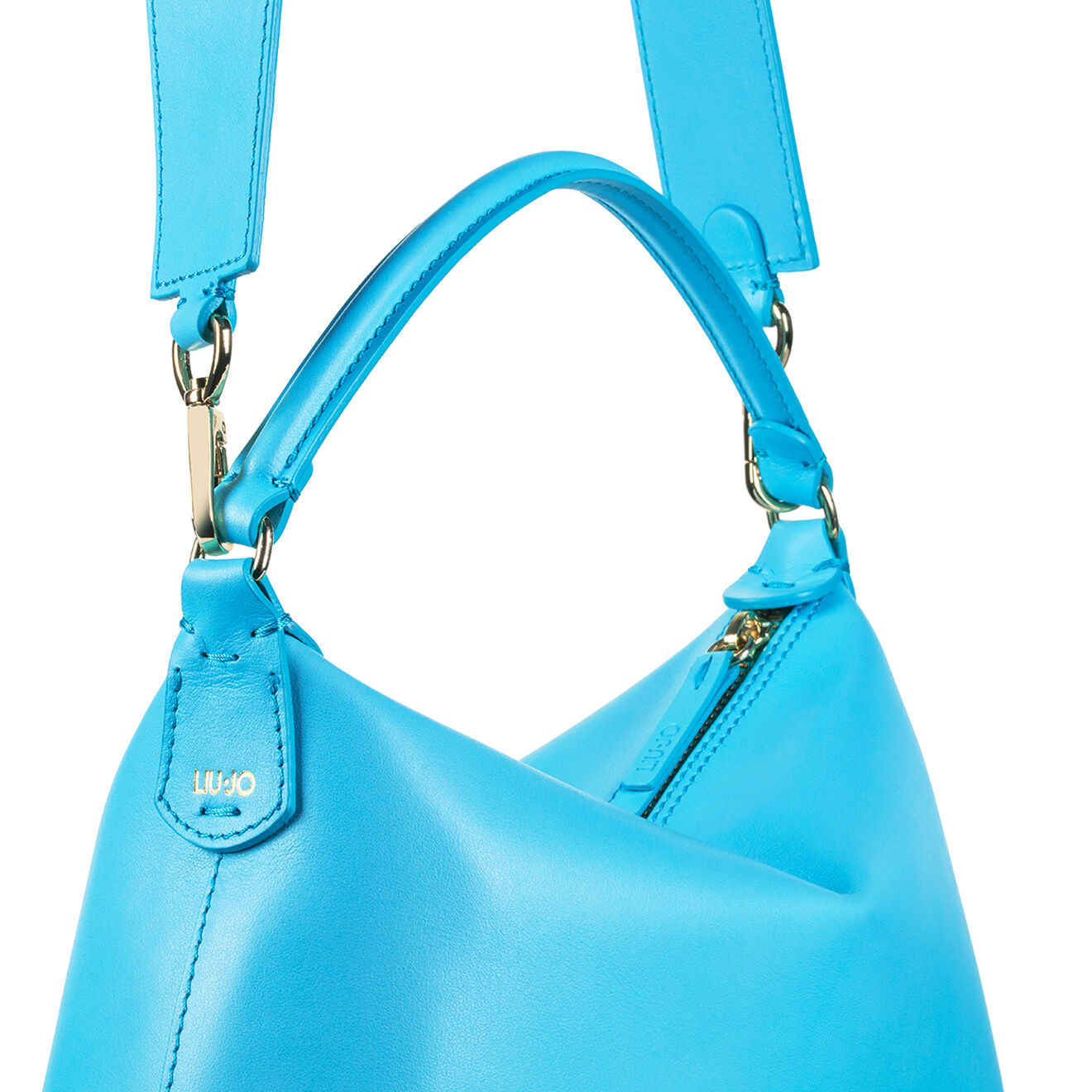 Leonie Hanne x Liu-Jo Sac à main en Cuir Hobo Leonie Hanne X Liu Jo bleu - 26x17x10 cm