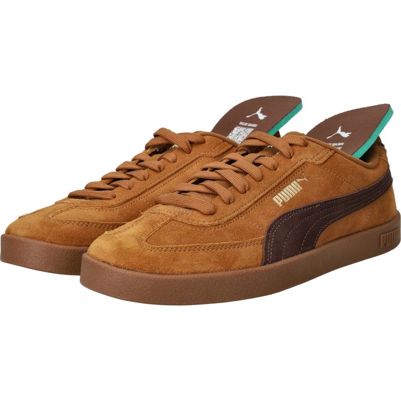 Puma Club II Era Suede Sneakers Cognac Heren