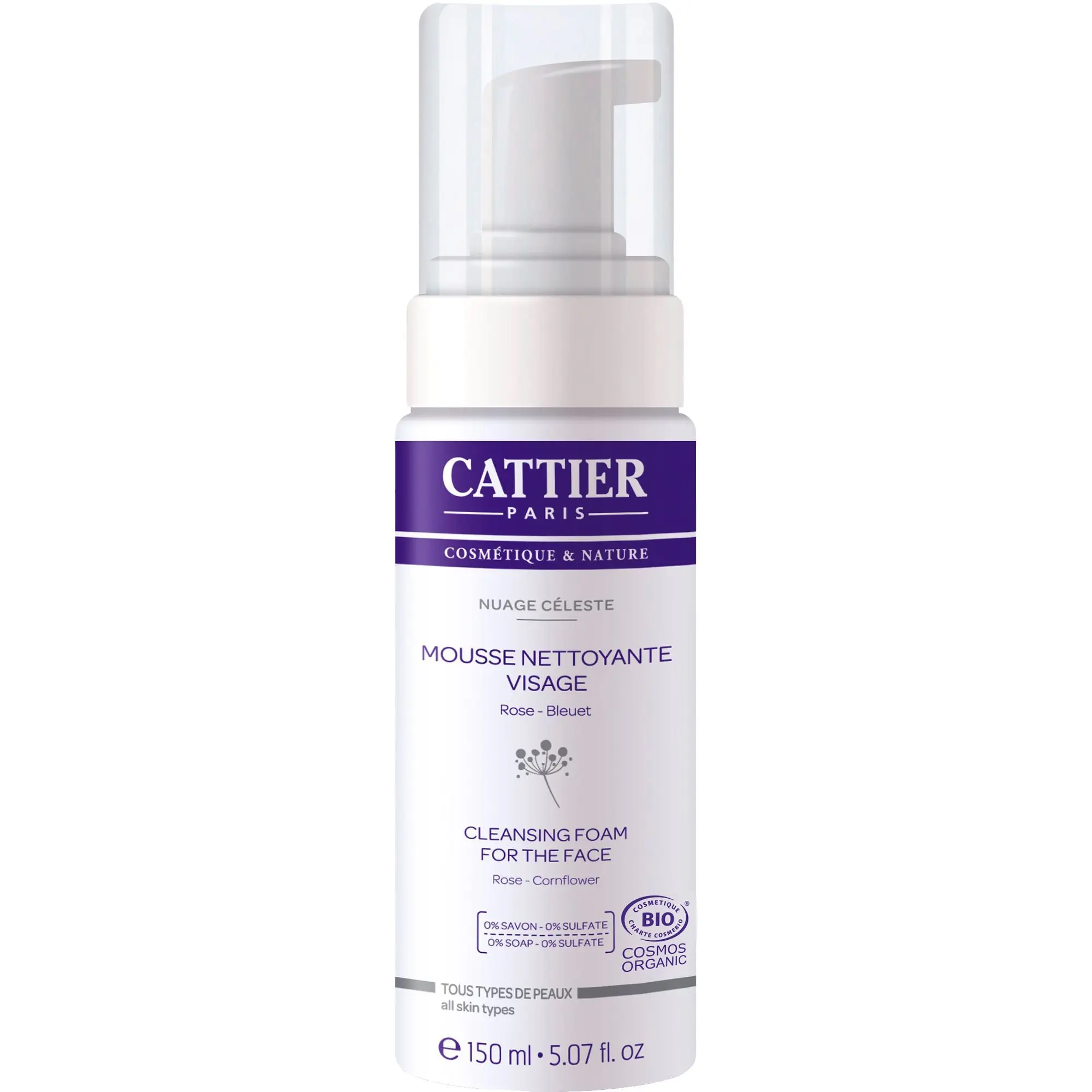 Cattier - Nuage Céleste Mousse Nettoyante- Soin visage
