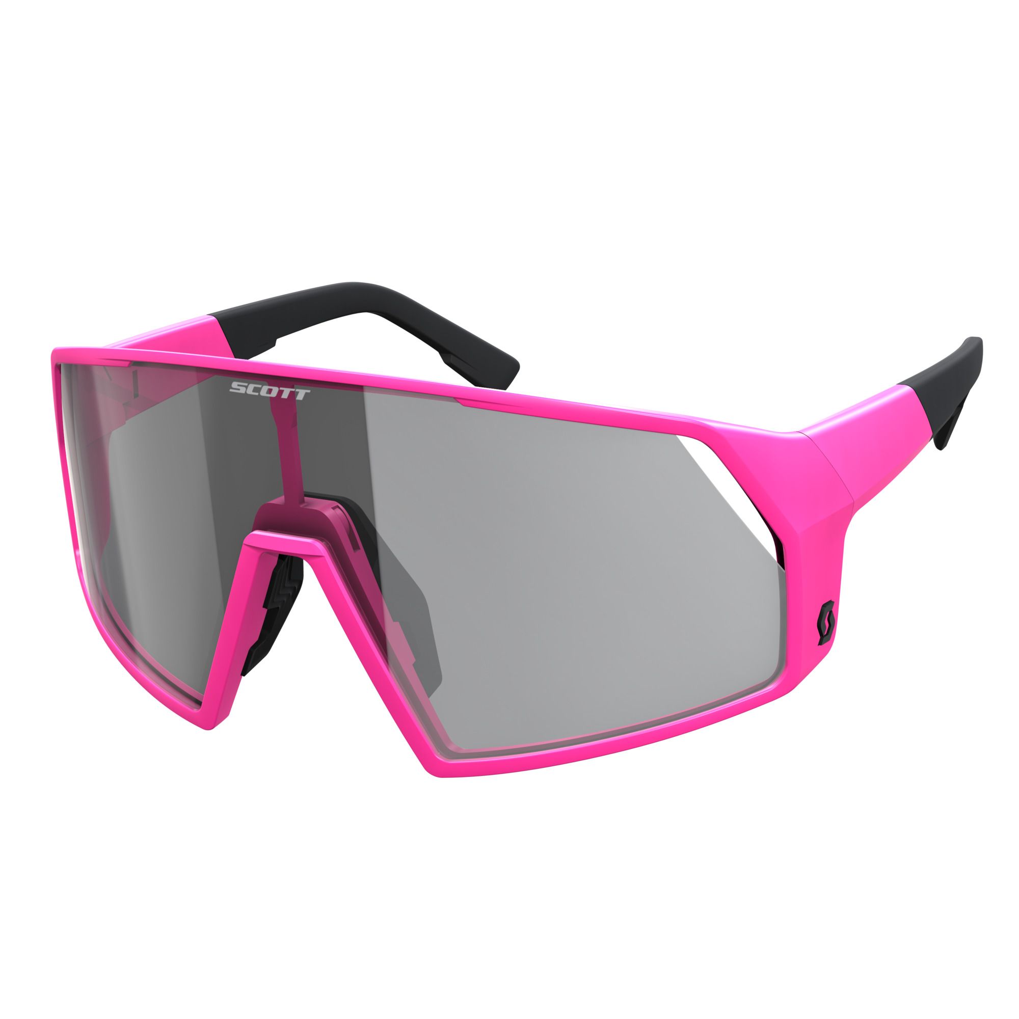 SCOTT Pro Shield Light Sensitive Cykelbriller Pink/Grå