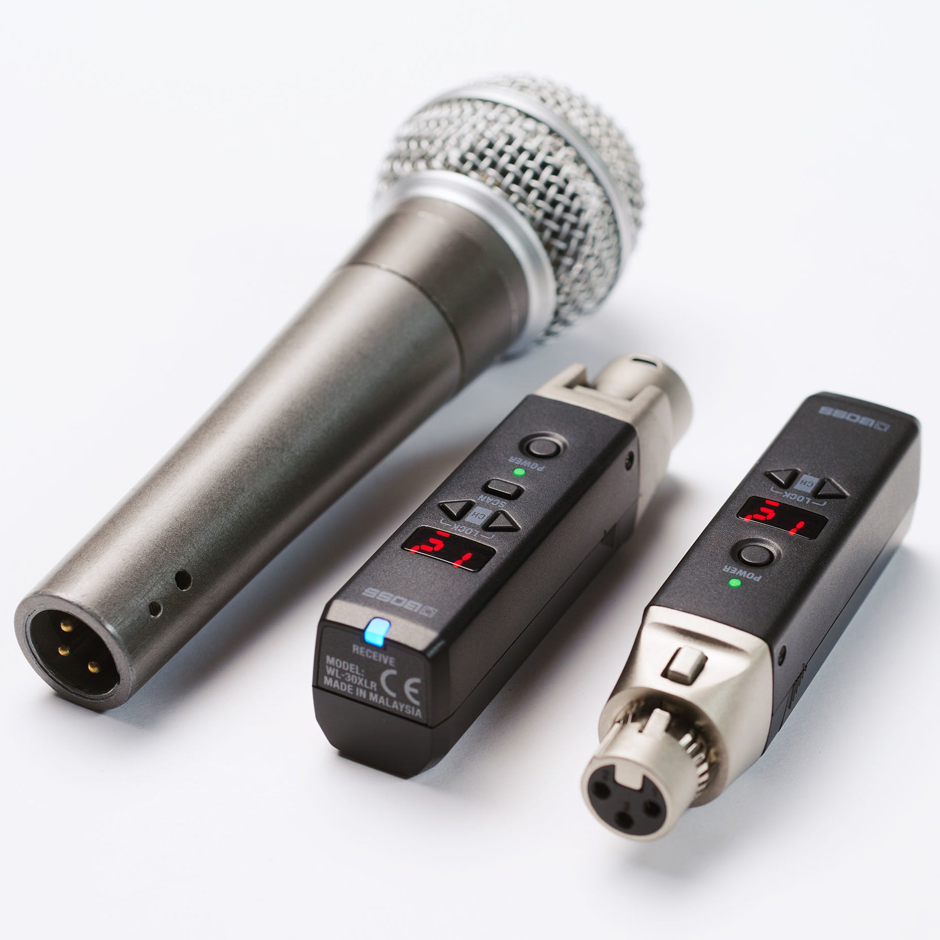 Boss WL-30XLR snap-on systeem