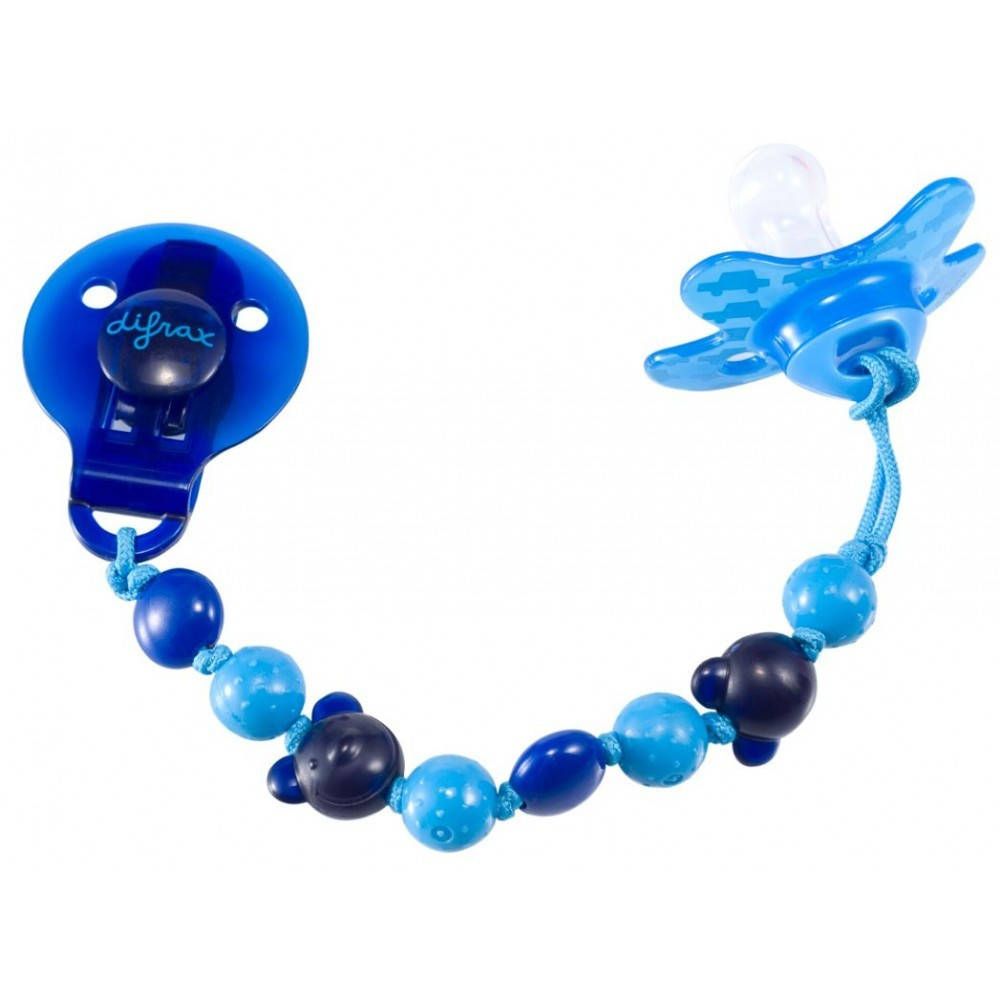 difrax® Schnullerkette +0 Monate Blau