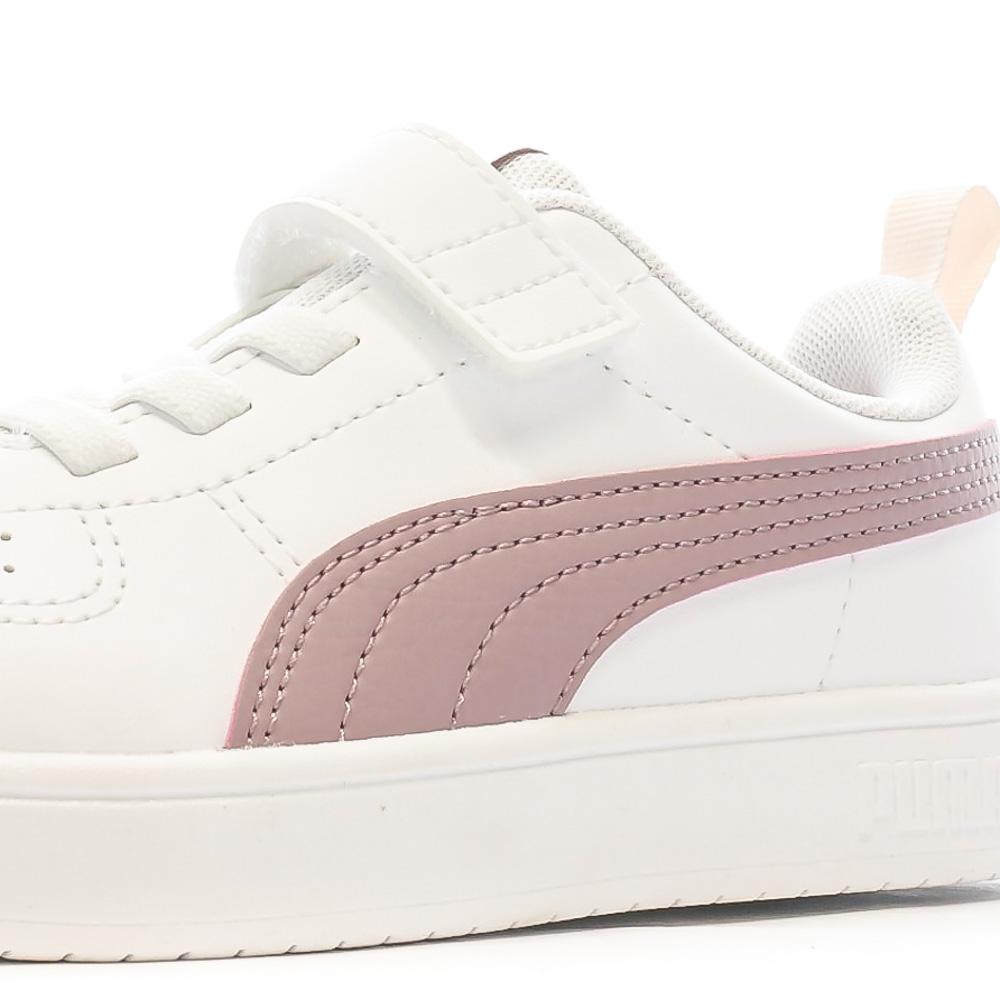 Puma Baskets Blanches/Violet Fille Puma Rickie