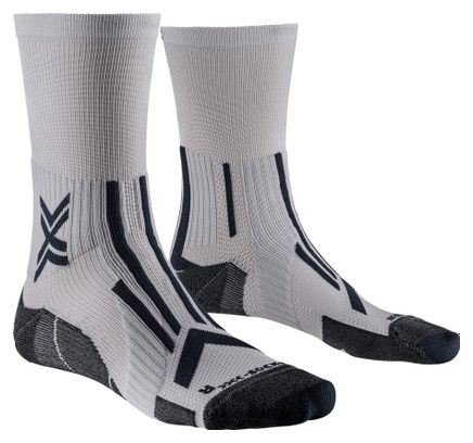 Chaussettes X-Socks Trailrun Perform Crew Gris Noir