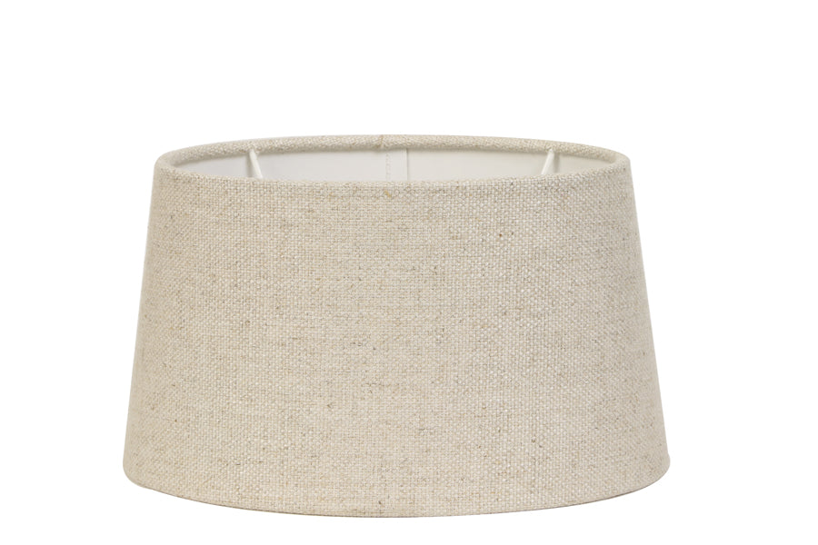 Light & Living Lampenkap N-Ellips Livigno - Naturel - 30x25x16cm