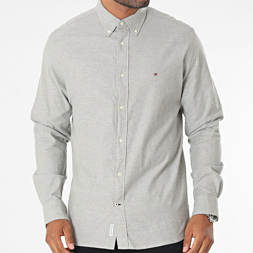 Chemise Manches Longues 1985 Flex Oxford 9968 Gris