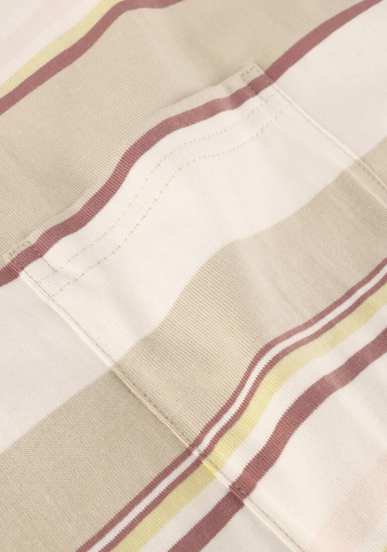ANERKJENDT beige anerkjendt t-shirt akkikki s/s stripe tee