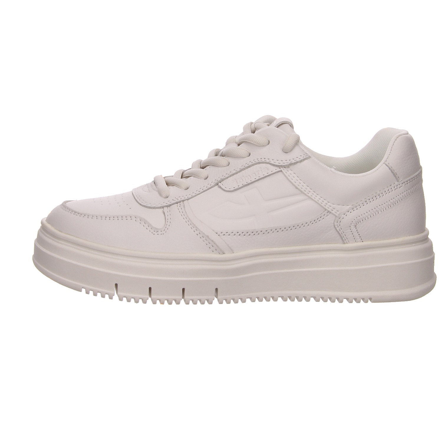 Tamaris Schnürhalbschuh weiß weiss/weiss kombi