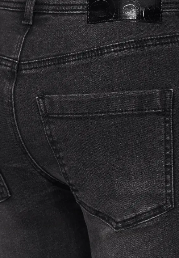 Slim Fit Jeans - soft black wash