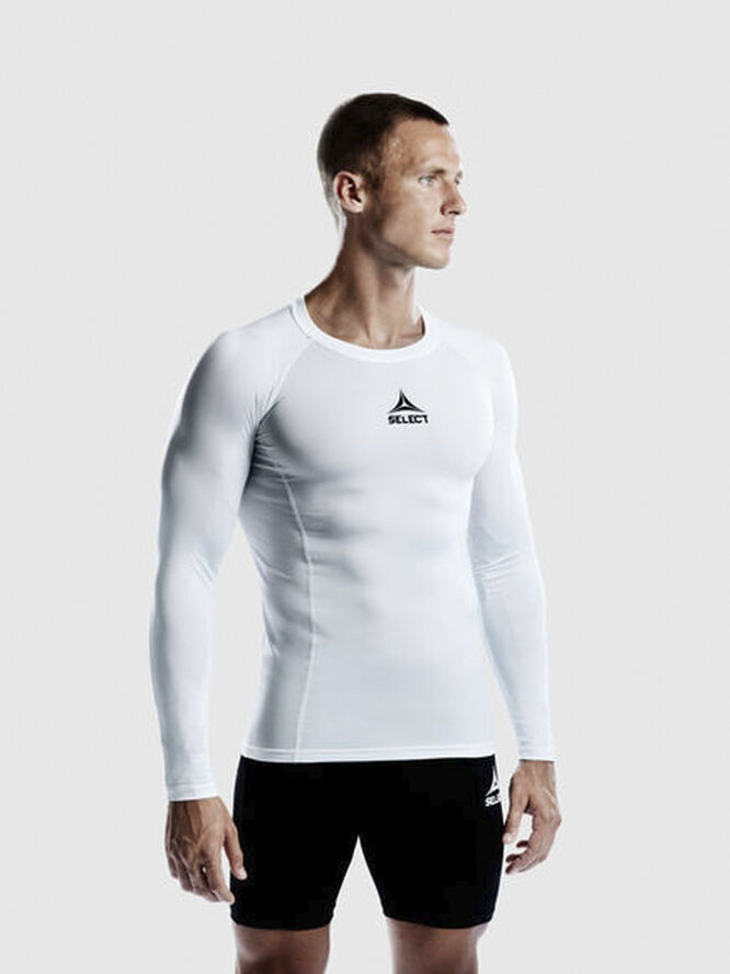 Select Baselayer langærmet Hvid
