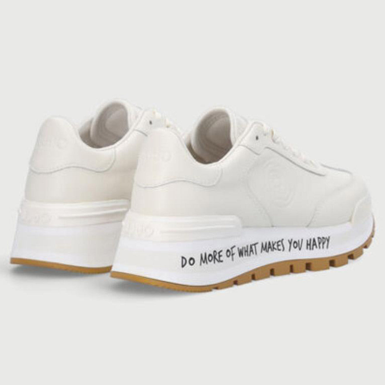 Liu-Jo Sneakers en Cuir Tiphaine blanc/crème