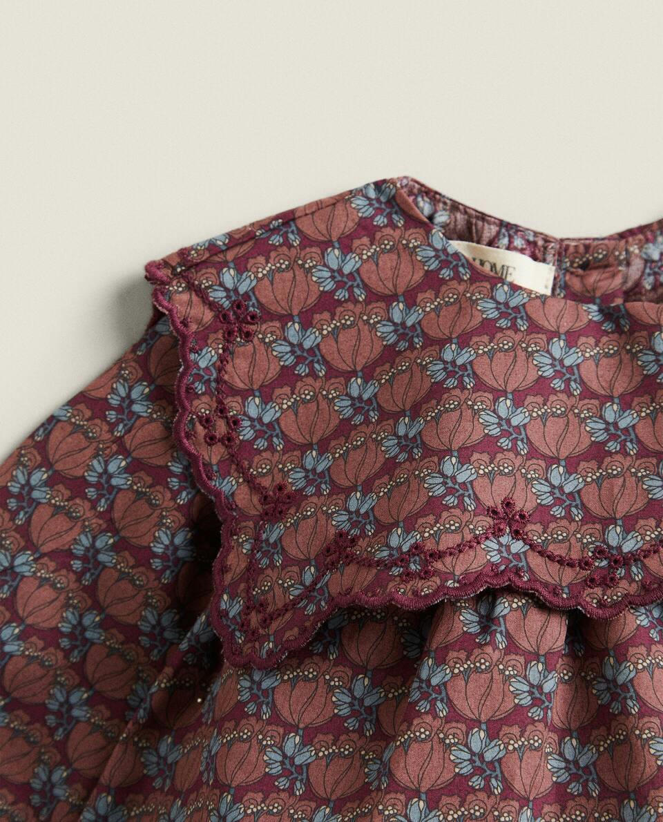 CAMISA INFANTIL FEITA COM TECIDO LIBERTY