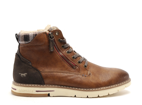 Mustang boots bottine homme 4149601 marron