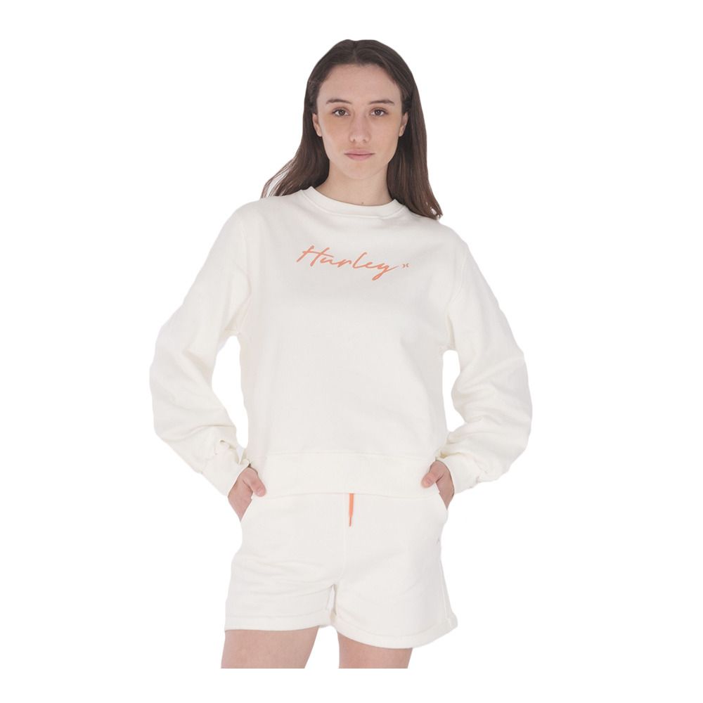 Hurley OCEANCARE O&O - Sweat Femme marshmallow