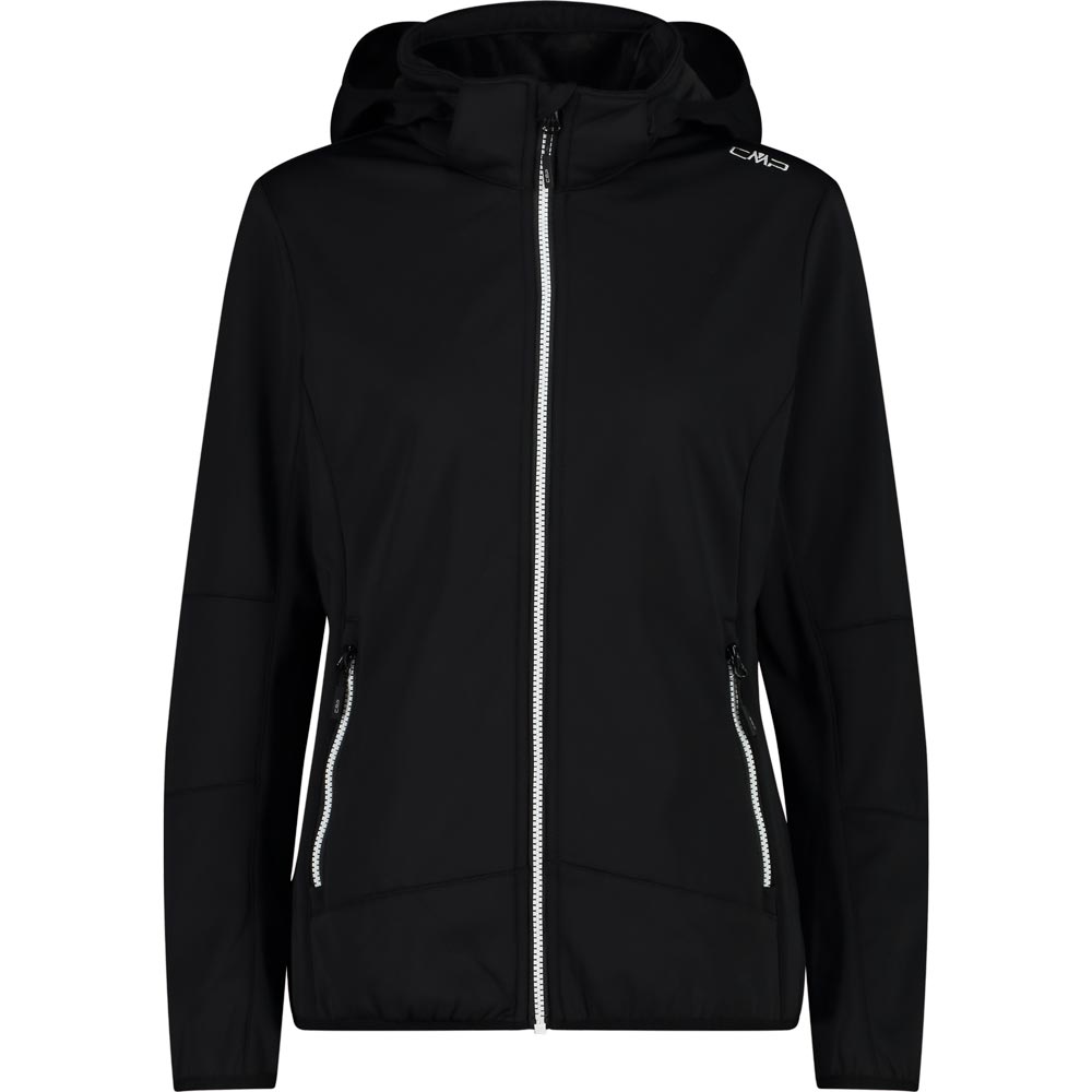 CMP Zip Hood Softshelljacke Damen nero
