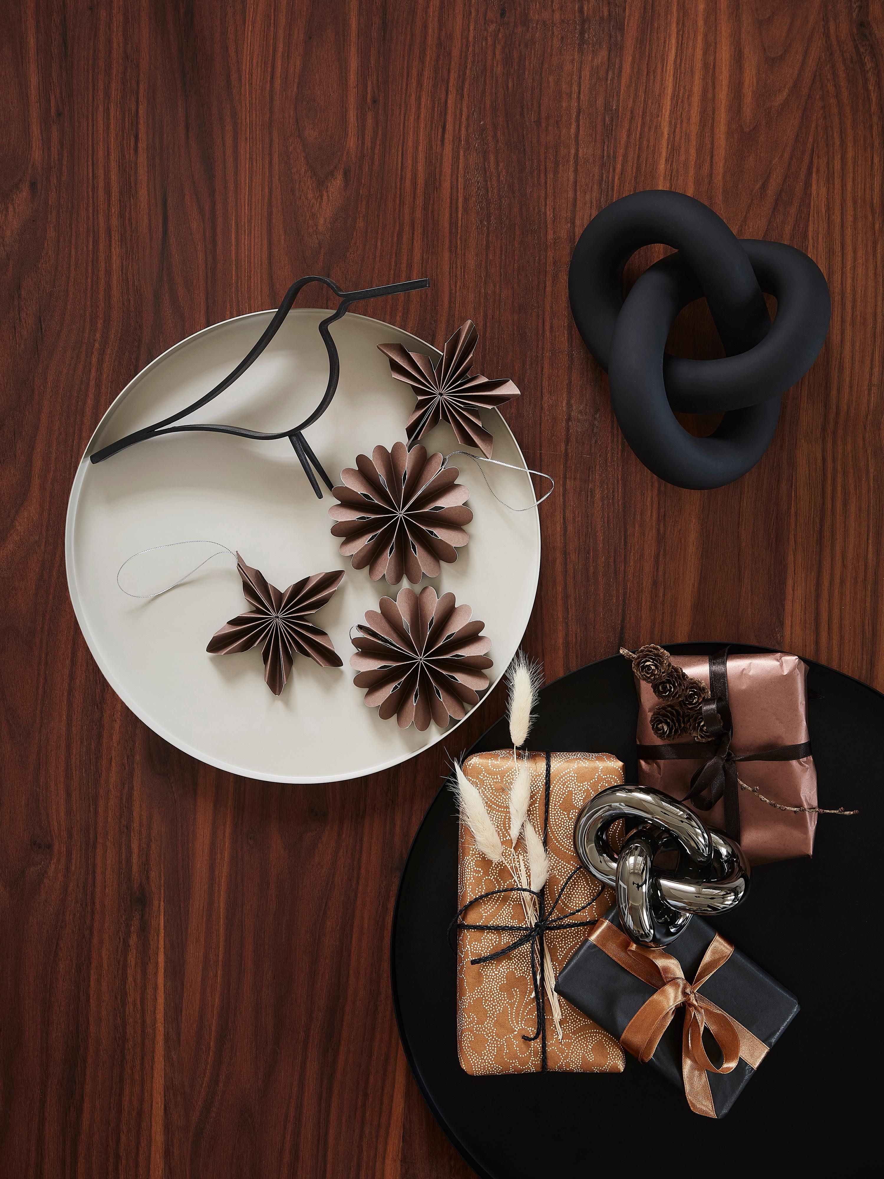 Handgemaakt decoratief object Knot, H 9 cm