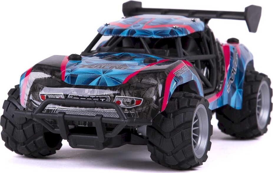 Fjernstyret Bil - Speed Racing Dirt Stars - 1:18 - Blå Og Pink