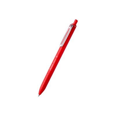 Pentel iZee - Stylo à bille rétractable - rouge - 1 mm - pointe large