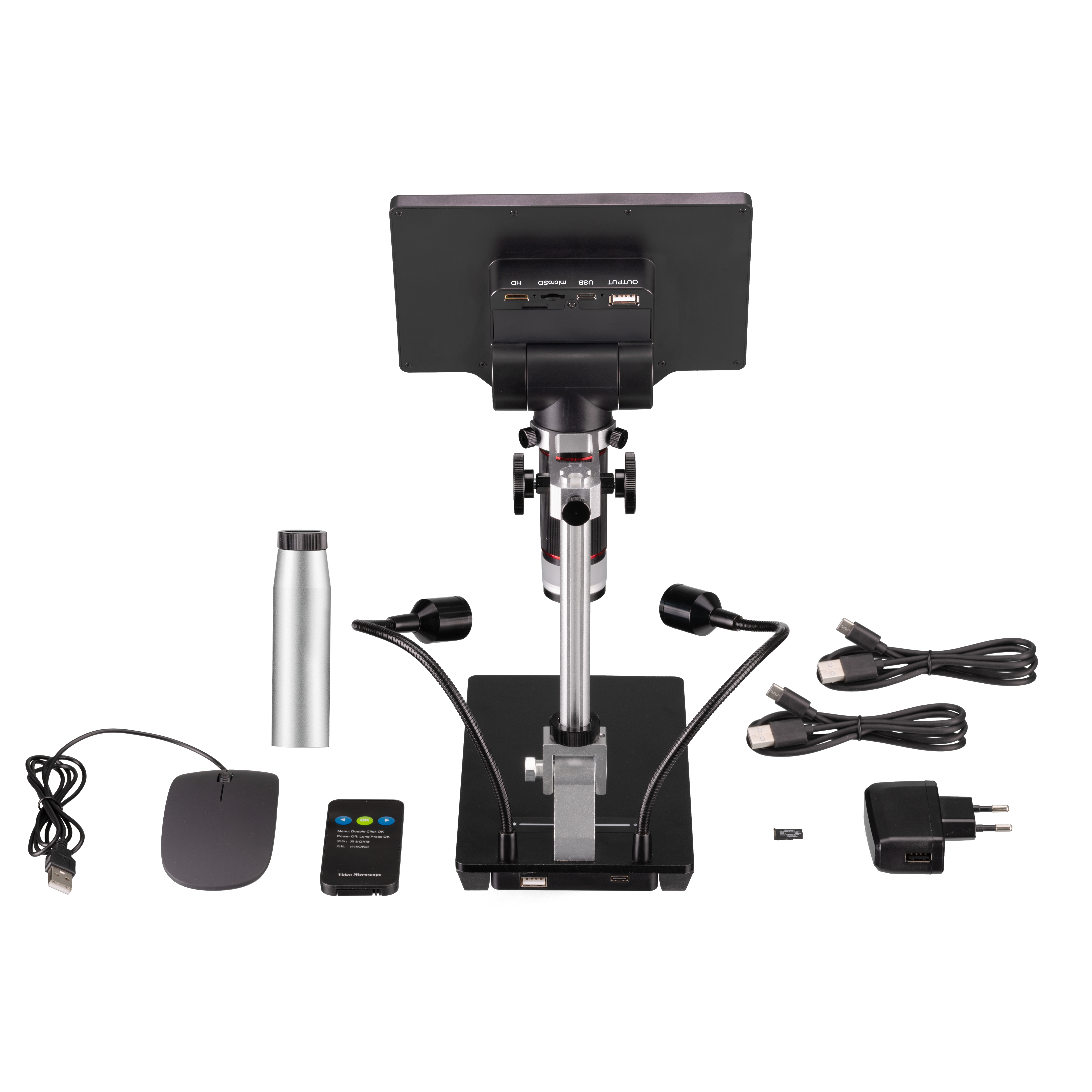 BRESSER WLAN 1.080P Digital-Mikroskop 2L mit LCD-Bildschirm