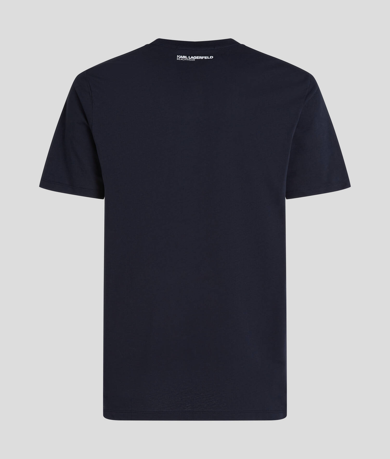 T-SHIRT DE PLAGE À LOGO KARL MÉTALLISÉ - Iris Noir
