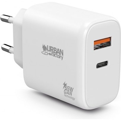 Urban Factory GPS62UF chargeur d'appareils mobiles Universel Blanc Secteur Charge rapide Intérieure