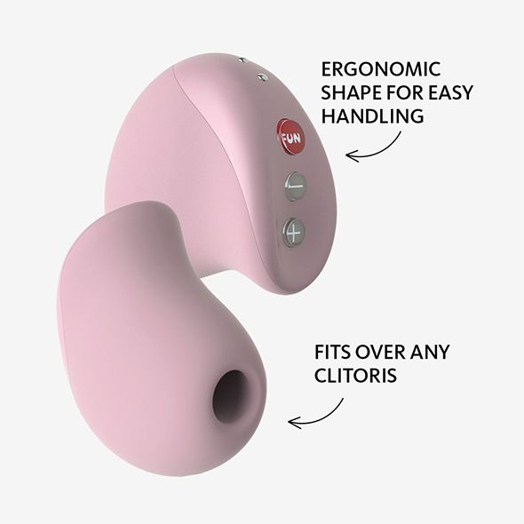 Fun Factory Mea Suction Toy with Magnetic Wave Technology Powder Rose