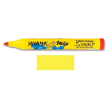 KREUL Javana texi mäx Sunny medium für helle Stoffe Neongelb