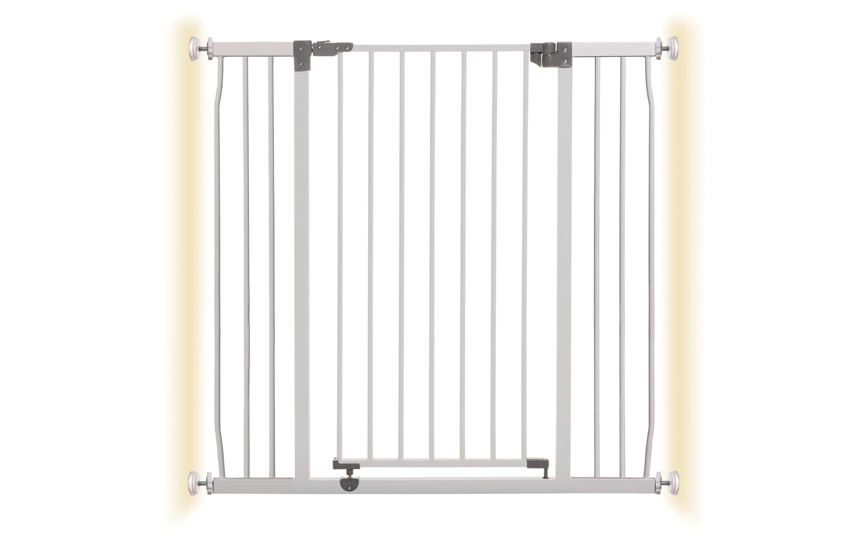 Türschutzgitter Liberty Xtra tall + Xtra wide 99 - 105.5 cm<br>Extra hohes & breites Metall-Gangschutzgitter zum Einklemmen