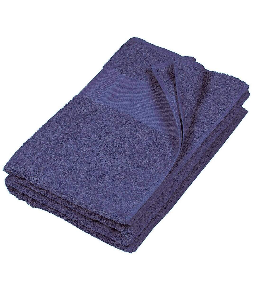 Serviette de toilette - K112 - bleu marine