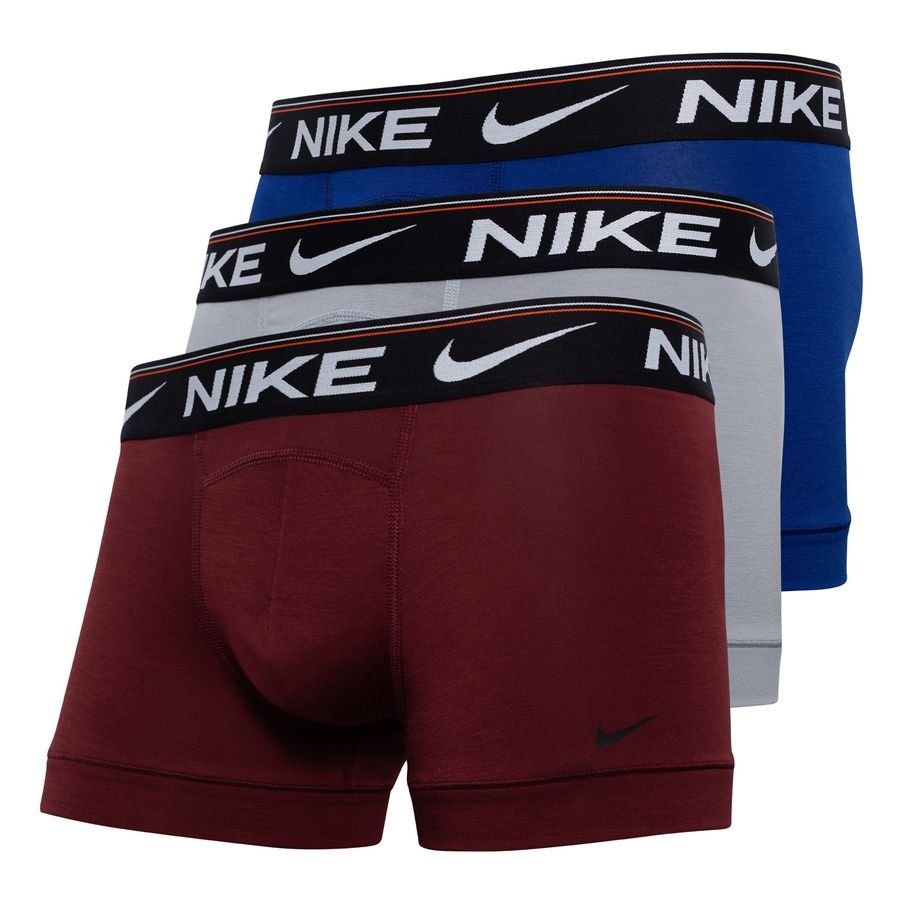 Nike Boxers Ultra Comfort Dri-FIT Pack de 3 - Gris/Rouge/Bleu Marine