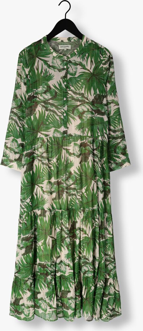 LOLLYS LAUNDRY groene lollys laundry maxi jurk neell maxi dress ls
