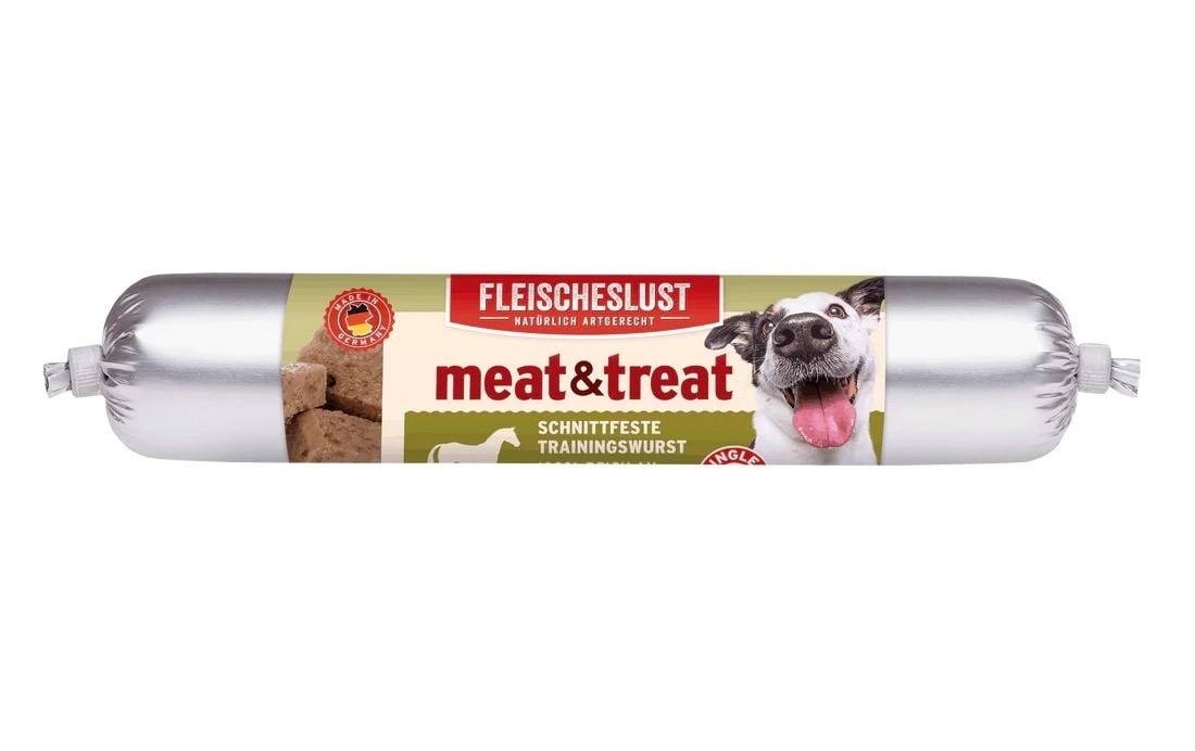 Leckerli Meat & Treat Singleshot Pferd, 80 gTrainingsleckerli für Hunde