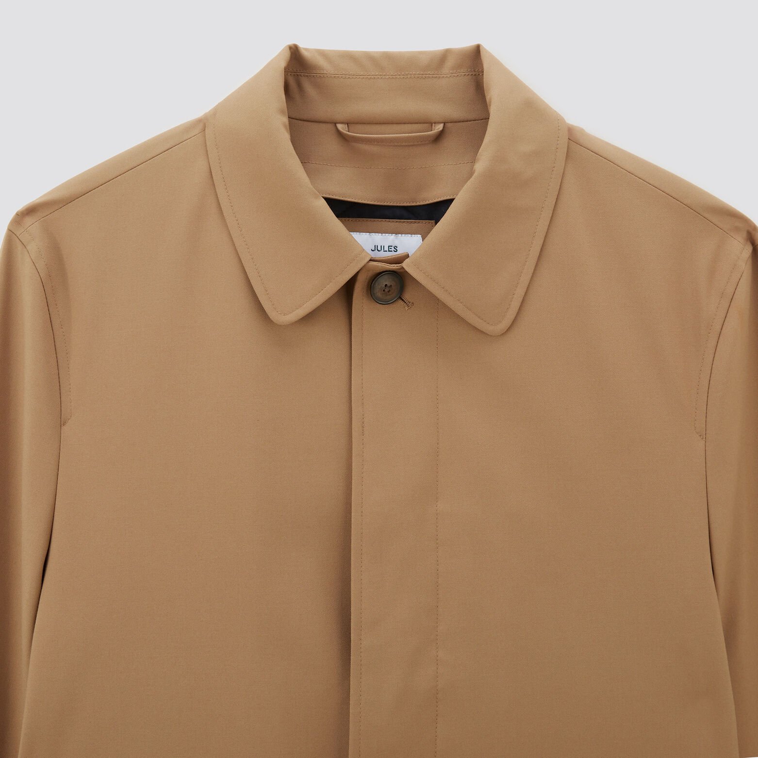 Trench col chemise avec doublure amovible Beige