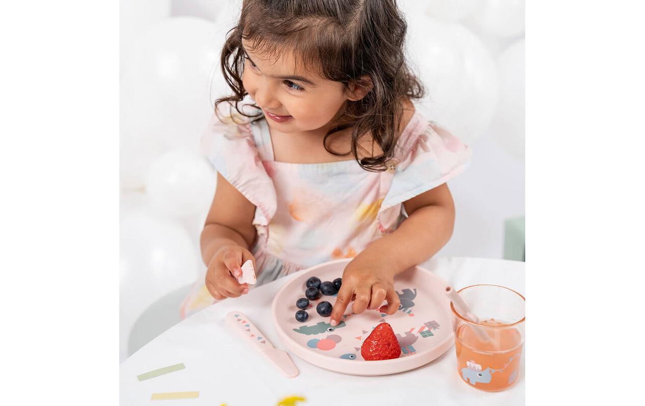 Kindergeschirrset Foodie Celebration RosaSchönes Geschirrset