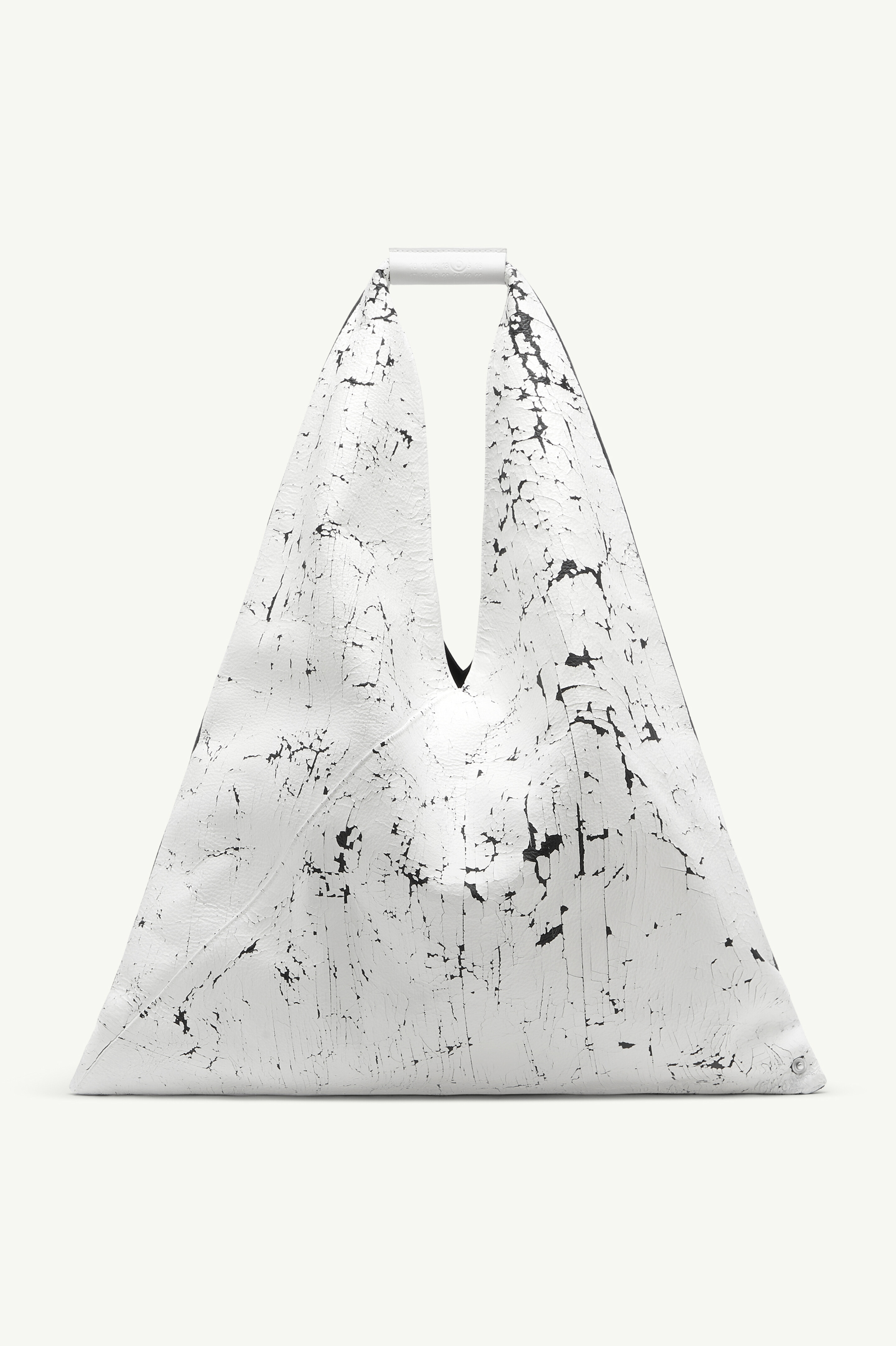 Black/White Calf Leather Japanese Handbag
