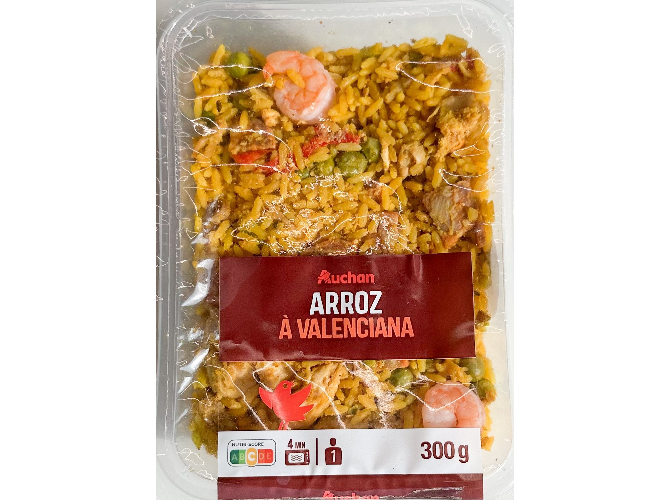 ARROZ À VALENCIANA AUCHAN 300 G