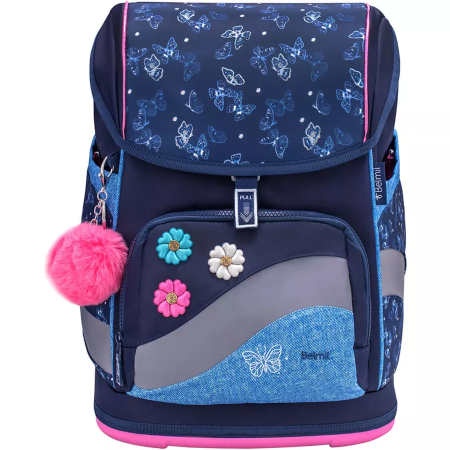 Belmil Schulranzen Premium Smarty Plus Set 5-teilig Sapphire