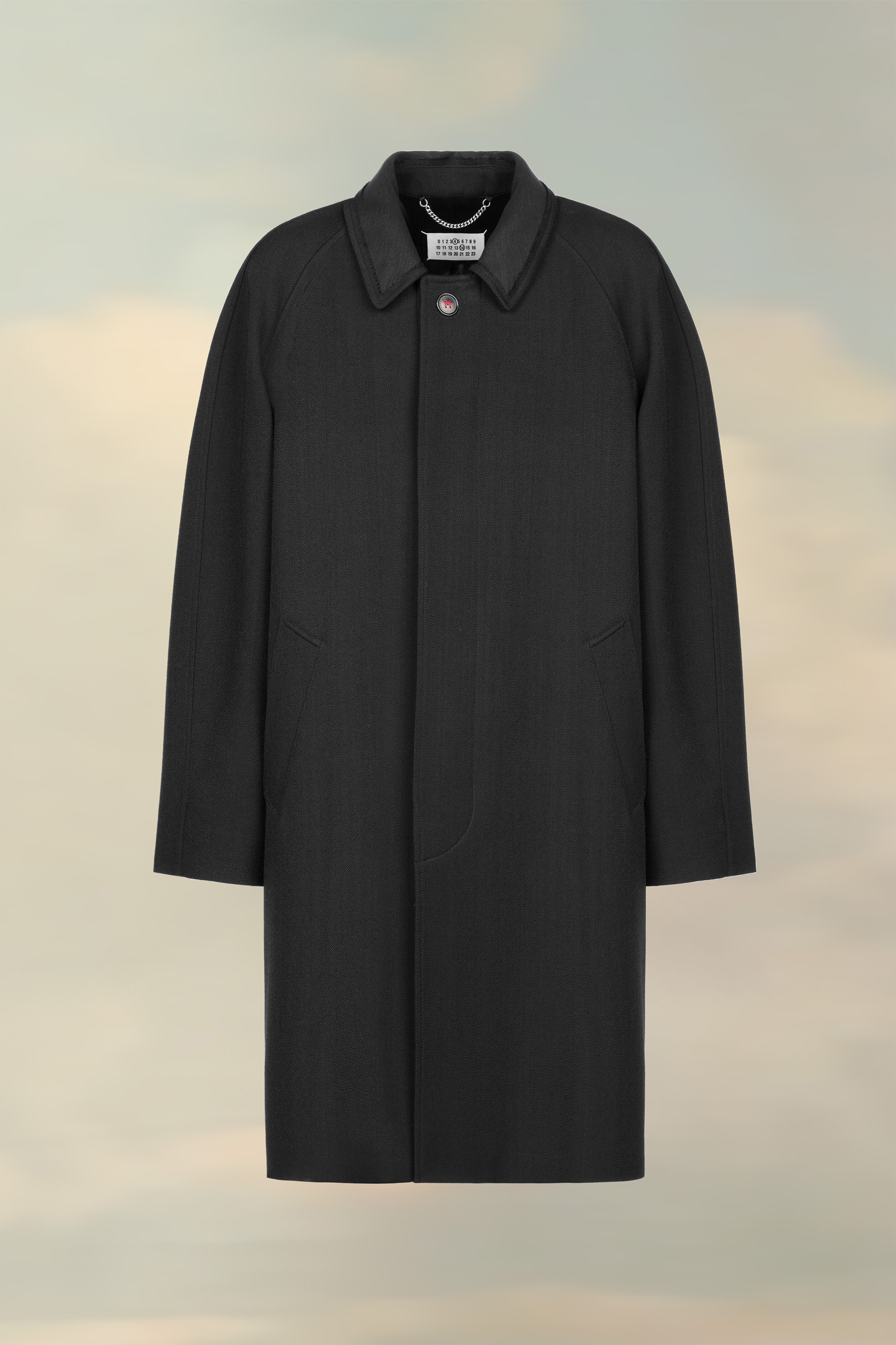 Manteau longueur genou Noir